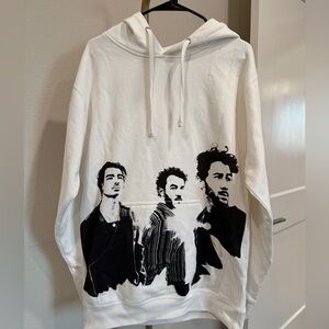 NEW JONAS BROTHERS tour merch Pullover Hoodie Sweater with portraits